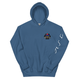 Red and Blue 105mm Reaper Unisex Hoodie