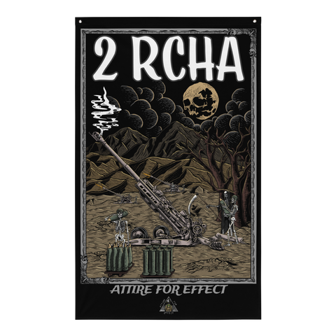 2 RCHA Night Skelly Flag