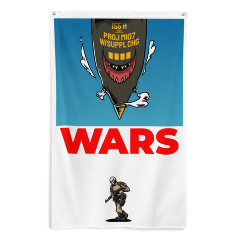 Wars Shark Shell Flag