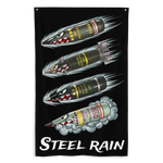 155mm Steel Rain Flag