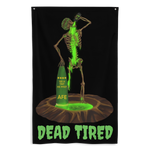 Dying is Tiring - Skeleton Energy Drink Flag