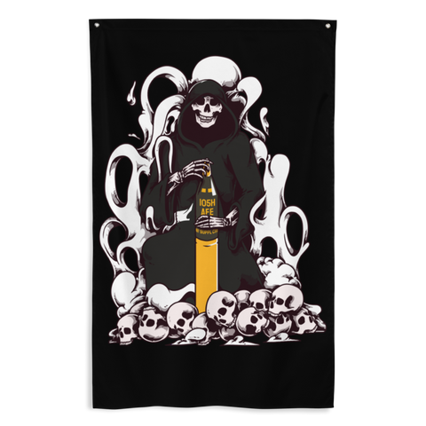 105MM SMOKING REAPER FLAG