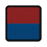 Artillery Red over Blue Flash Patch