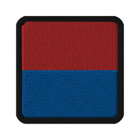 Artillery Red over Blue Flash Patch