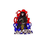 Red Over Blue Artillery Reaper Sticker