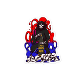 Red Over Blue Artillery Reaper Sticker