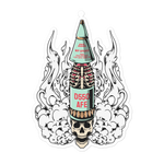 Smoke Skull Shell sticker