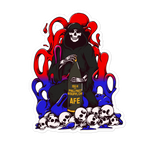 Red Over Blue Artillery Reaper Sticker