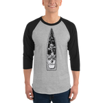 King Of Battle 3/4 sleeve raglan shirt