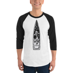 King Of Battle 3/4 sleeve raglan shirt