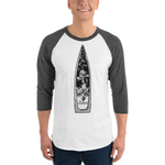 King Of Battle 3/4 sleeve raglan shirt