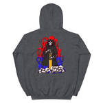 Red and Blue 105mm Reaper Unisex Hoodie