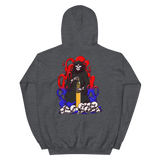 Red and Blue 105mm Reaper Unisex Hoodie