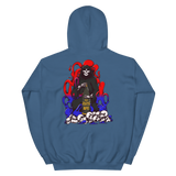 RED AND BLUE 155MM REAPER UNISEX HOODIE