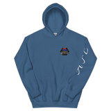 RED AND BLUE 155MM REAPER UNISEX HOODIE