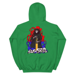 Red and Blue 105mm Reaper Unisex Hoodie