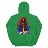 Red and Blue 105mm Reaper Unisex Hoodie