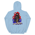 RED AND BLUE 155MM REAPER UNISEX HOODIE