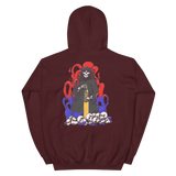Red and Blue 105mm Reaper Unisex Hoodie