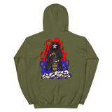 RED AND BLUE 155MM REAPER UNISEX HOODIE