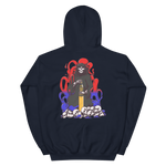 Red and Blue 105mm Reaper Unisex Hoodie