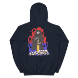 Red and Blue 105mm Reaper Unisex Hoodie