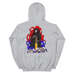 Red and Blue 105mm Reaper Unisex Hoodie