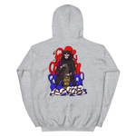 RED AND BLUE 155MM REAPER UNISEX HOODIE