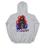 RED AND BLUE 155MM REAPER UNISEX HOODIE