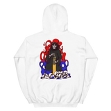 Red and Blue 105mm Reaper Unisex Hoodie