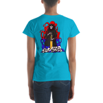 Red and Blue 105mm Reaper AFE Women's short sleeve t-shirt